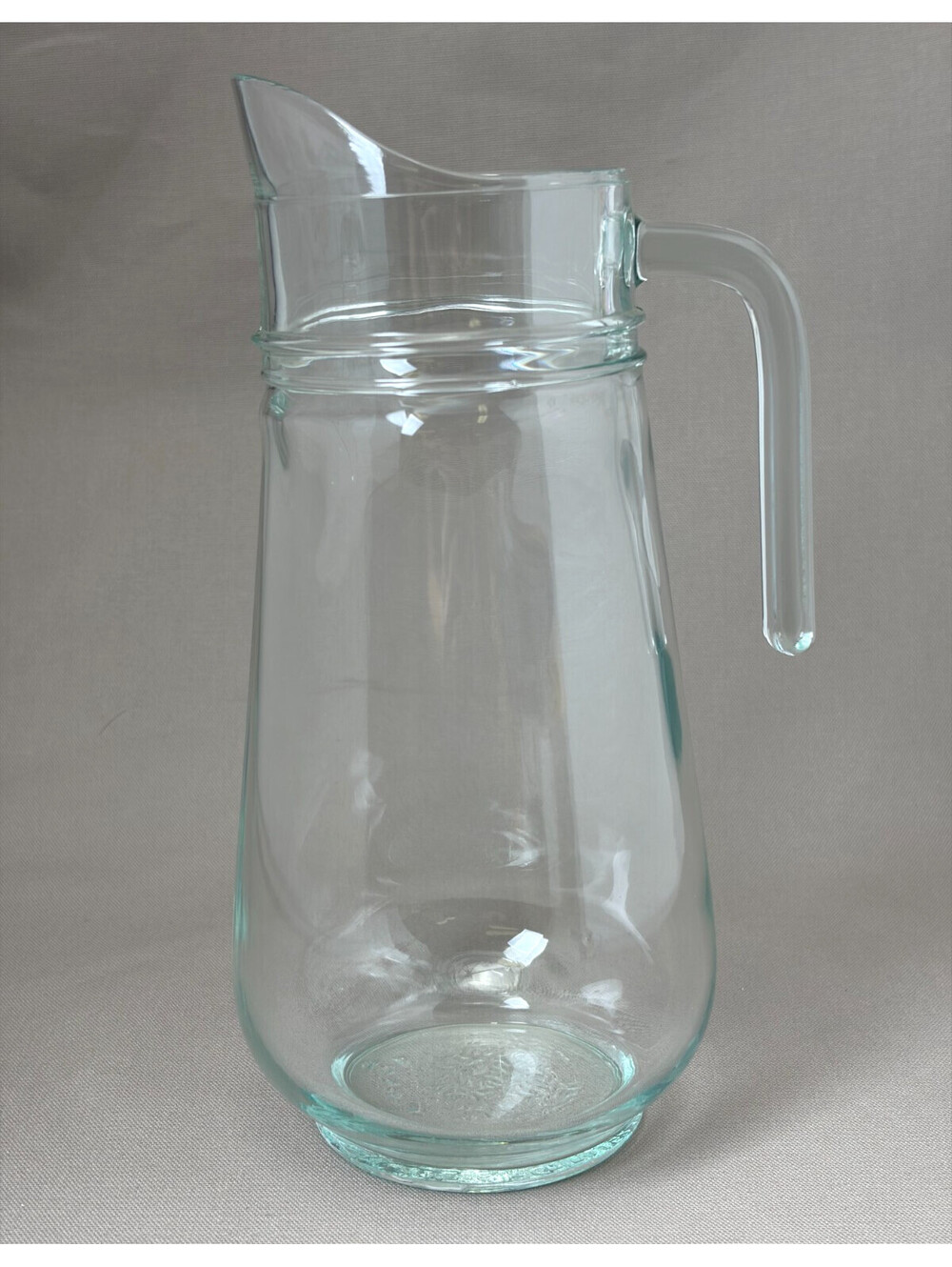 IKEA Tillbringare Clear Glass Pitcher 57 oz Water Beverage Jug 1.7L Open Handle